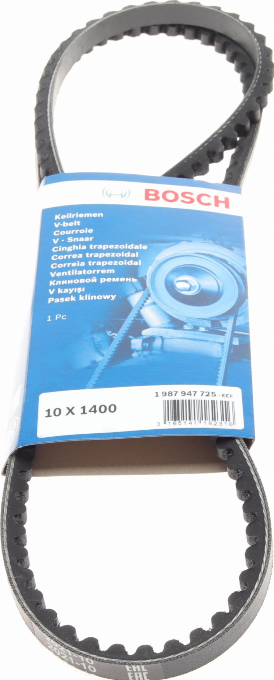 BOSCH 1 987 947 725 - Curea transmisie parts5.com