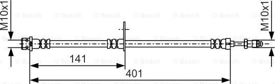 BOSCH 1 987 481 979 - Brake Hose parts5.com