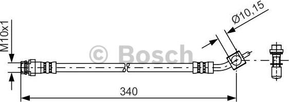 BOSCH 1 987 481 423 - Brake Hose parts5.com