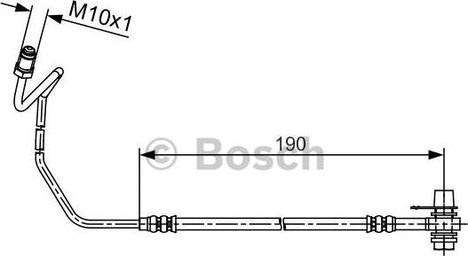 BOSCH 1 987 481 535 - Тормозной шланг parts5.com