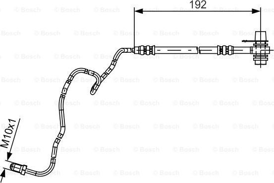 BOSCH 1 987 481 536 - Furtun frana parts5.com