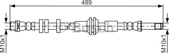 BOSCH 1 987 481 691 - Przewód hamulcowy elastyczny parts5.com