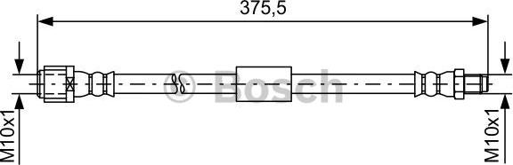 BOSCH 1 987 481 608 - Kočno crijevo parts5.com