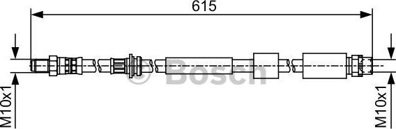 BOSCH 1 987 481 615 - Przewód hamulcowy elastyczny parts5.com