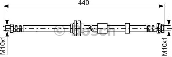 BOSCH 1 987 481 059 - Furtun frana parts5.com