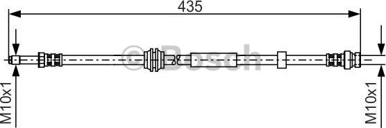 BOSCH 1 987 481 023 - Fren hortumu parts5.com