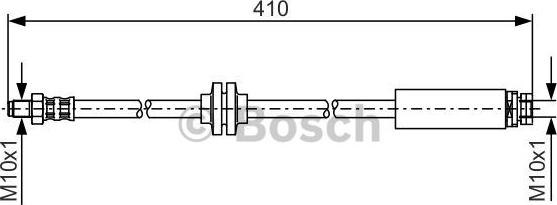 BOSCH 1 987 481 022 - Fékcső parts5.com