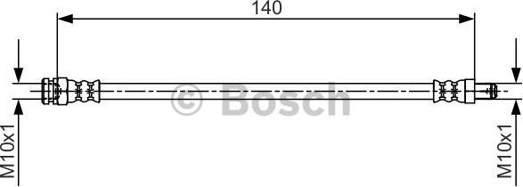 BOSCH 1 987 481 706 - Brake Hose parts5.com