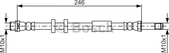 BOSCH 1 987 481 714 - Przewód hamulcowy elastyczny parts5.com