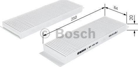 BOSCH 1 987 435 050 - Filtru, aer habitaclu parts5.com