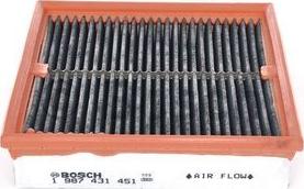 BOSCH 1 987 431 451 - Filtro, aire habitáculo parts5.com