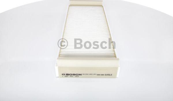 BOSCH 1 987 431 163 - Filtr, wentylacja przestrzeni pasażerskiej parts5.com