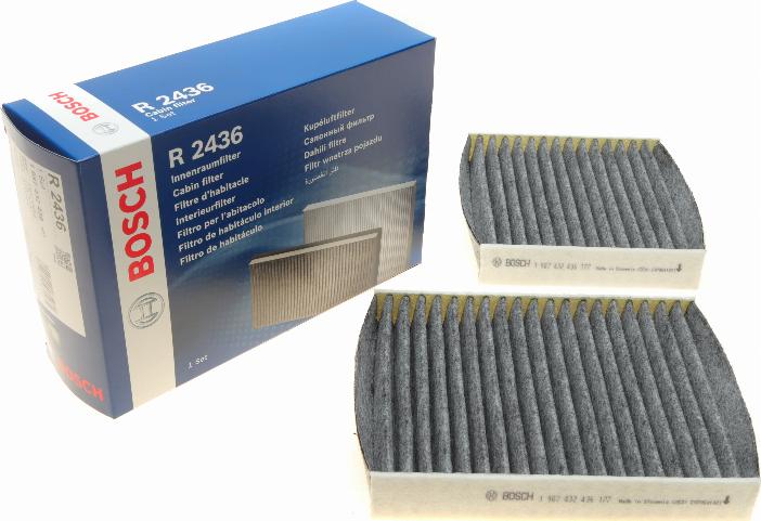 BOSCH 1 987 432 436 - Filter, vazduh unutrašnjeg prostora parts5.com