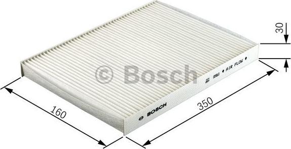 BOSCH 1 987 432 045 - Filter, zrak notranjega prostora parts5.com