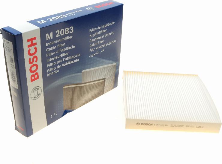 BOSCH 1 987 432 083 - Filter, vazduh unutrašnjeg prostora parts5.com