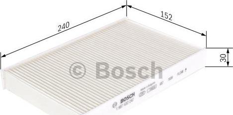 BOSCH 1 987 432 247 - Фильтр воздуха в салоне parts5.com