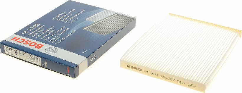 BOSCH 1 987 432 238 - Szűrő, utastér levegő parts5.com