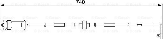 BOSCH 1 987 474 934 - Hoiatuskontakt, piduriklotsi kulumine parts5.com