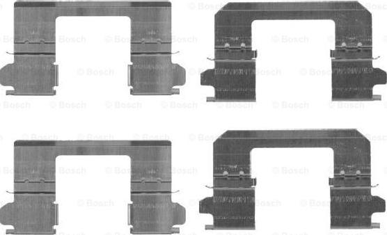 BOSCH 1 987 474 461 - Set accesorii, placute frana parts5.com