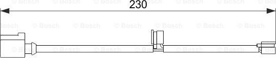 BOSCH 1 987 474 569 - Senzor de avertizare,uzura placute de frana parts5.com