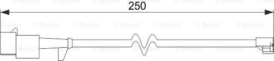 BOSCH 1 987 474 574 - Opozorilni kontakt, obraba zavorne obloge parts5.com