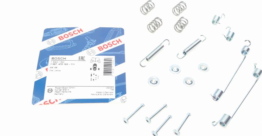 BOSCH 1 987 475 162 - Juego de accesorios, zapatas de freno parts5.com