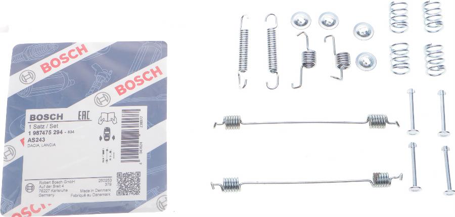 BOSCH 1 987 475 294 - Accessory Kit, brake shoes parts5.com