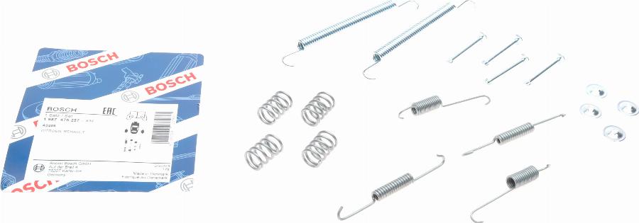 BOSCH 1 987 475 257 - Set accesorii, sabot de frana parts5.com