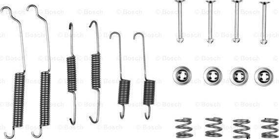 BOSCH 1 987 475 205 - Tarvikesarja, jarrukengät parts5.com