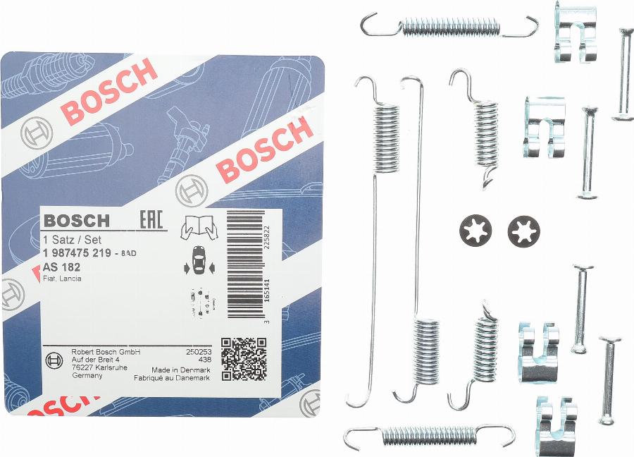 BOSCH 1 987 475 219 - Set accesorii, sabot de frana parts5.com