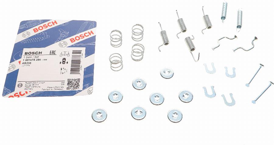 BOSCH 1 987 475 286 - Kit d'accessoires, mâchoires de frein de stationnement parts5.com