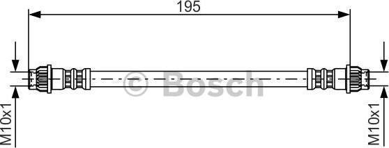 BOSCH 1 987 476 956 - Przewód hamulcowy elastyczny parts5.com