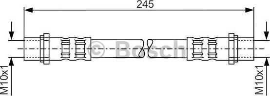 BOSCH 1 987 476 904 - Brake Hose parts5.com