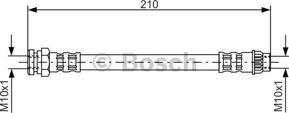 BOSCH 1 987 476 913 - Tubo flexible de frenos parts5.com