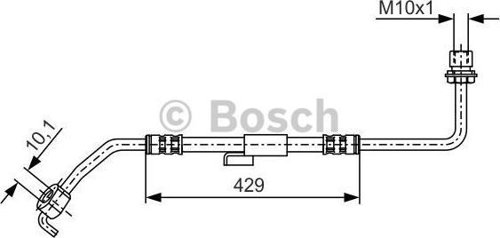 BOSCH 1 987 476 511 - Furtun frana parts5.com