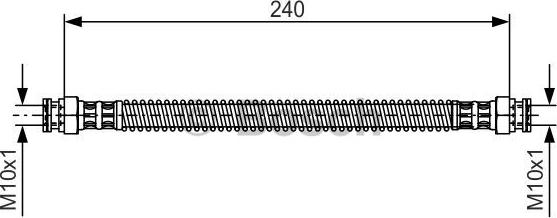 BOSCH 1 987 476 676 - Flexible de frein parts5.com