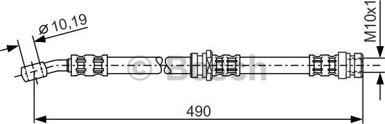 BOSCH 1 987 476 076 - Tubo flexible de frenos parts5.com