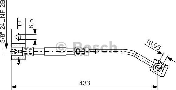 BOSCH 1 987 476 149 - Tubo flexible de frenos parts5.com