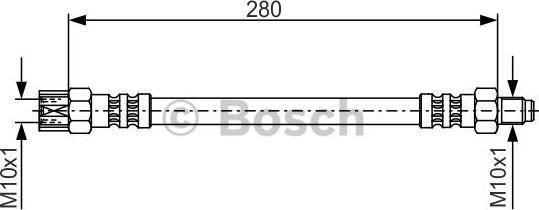 BOSCH 1 987 476 396 - Brake Hose parts5.com