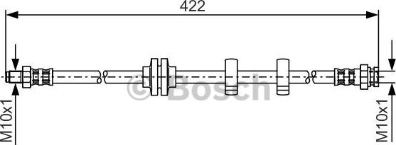 BOSCH 1 987 476 346 - Furtun frana parts5.com