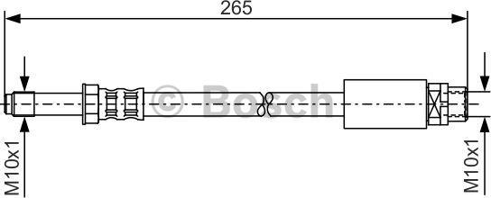 BOSCH 1 987 476 359 - Przewód hamulcowy elastyczny parts5.com