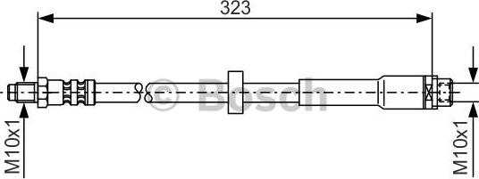 BOSCH 1 987 476 293 - Zavorna cev parts5.com