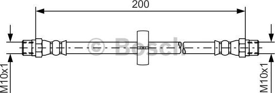 BOSCH 1 987 476 219 - Pidurivoolik parts5.com