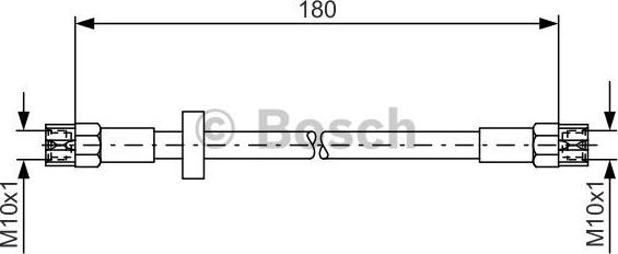 BOSCH 1 987 476 216 - Furtun frana parts5.com