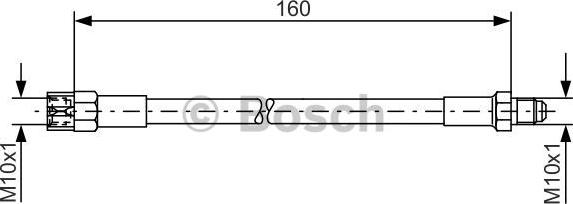 BOSCH 1 987 476 230 - Brake Hose parts5.com