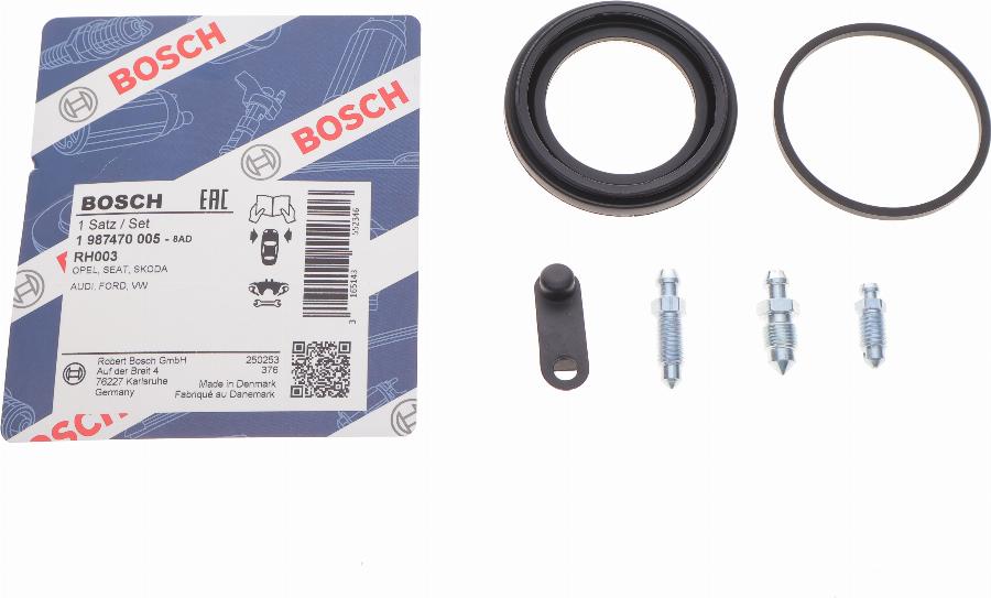 BOSCH 1 987 470 005 - Ремкомплект, тормозной суппорт parts5.com