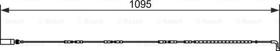 BOSCH 1 987 473 069 - Senzor de avertizare,uzura placute de frana parts5.com