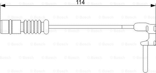 BOSCH 1 987 473 011 - Opozorilni kontakt, obraba zavorne obloge parts5.com