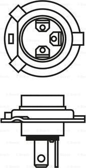 BOSCH 1 987 301 440 - Лампа накаливания, фара дальнего света parts5.com