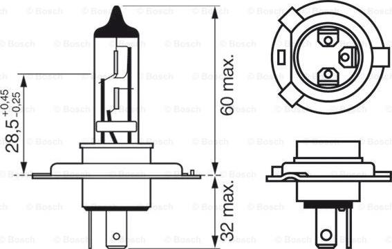 BOSCH 1 987 301 440 - Hõõgpirn,Kaugtuli parts5.com